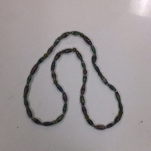 Dark green Kenya beads
