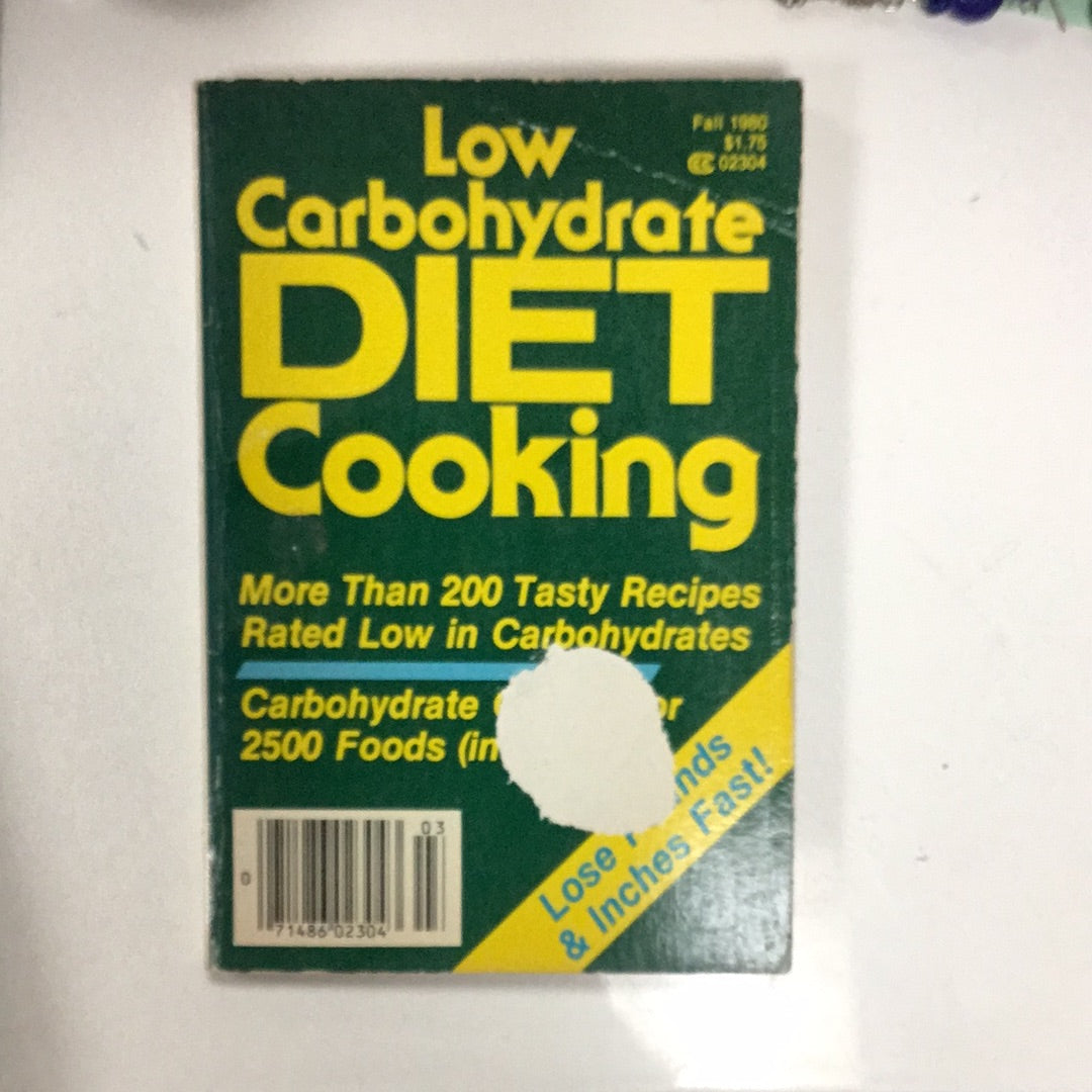 Low carbohydrate diet
