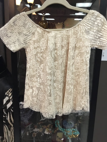 Toddler lace top