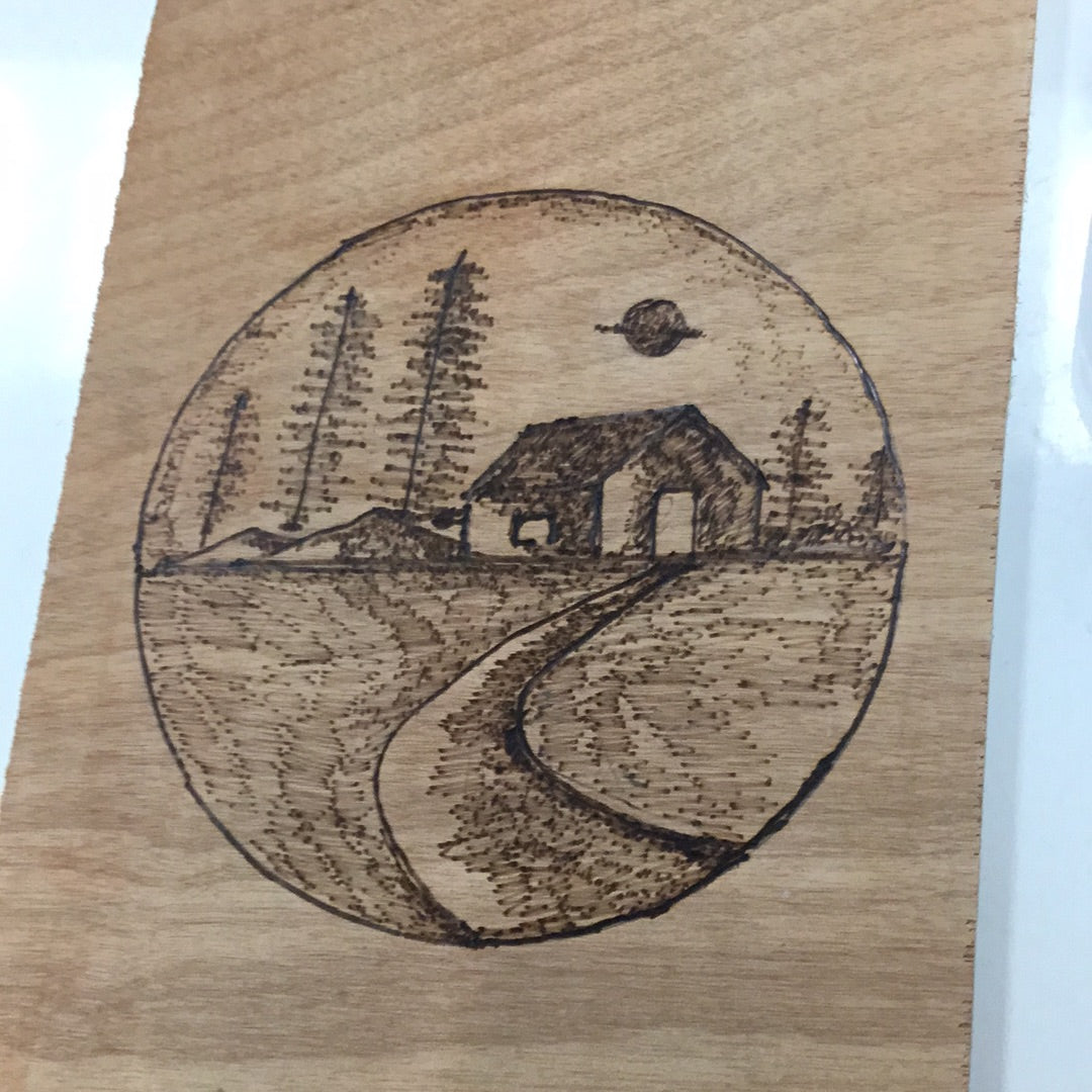 Male Wood Burner Piece