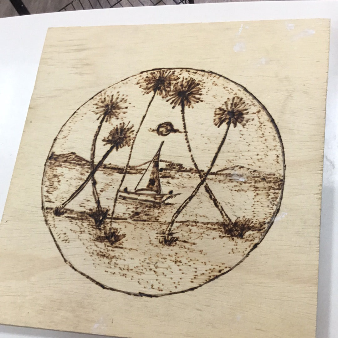 Male Wood Burner Piece