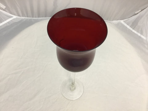 Ruby Long Stem Goblet