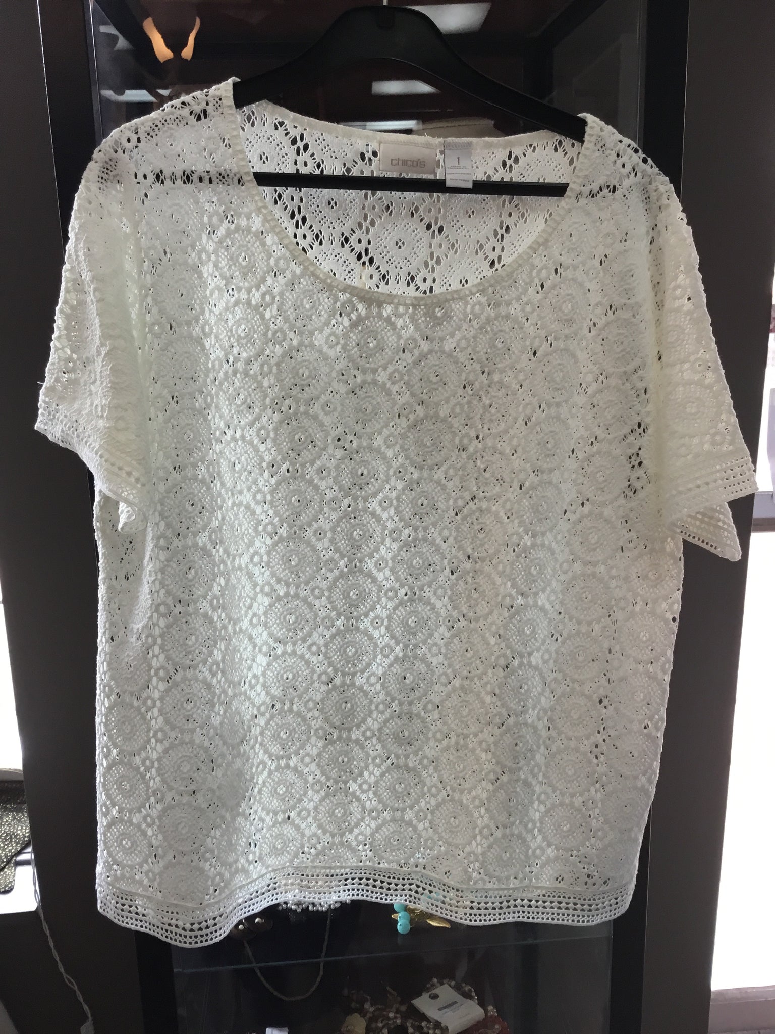 Ivory crochet top