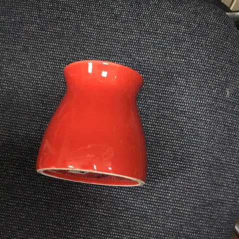 Red vase