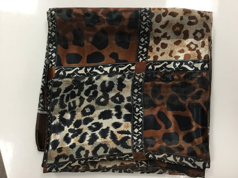 Animal printed scarf