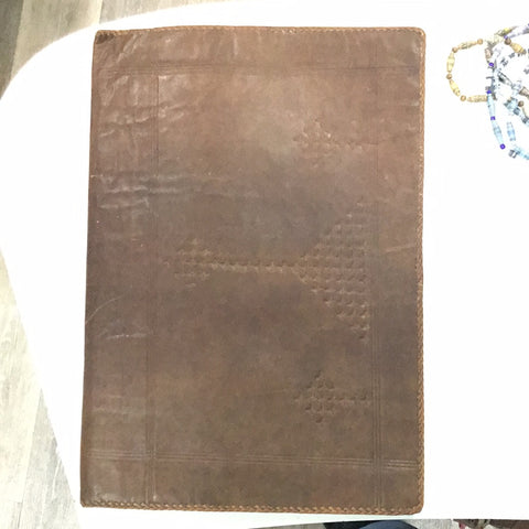 Leather notebook