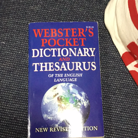 Webster's Pocket Dictionary and Thesaurus