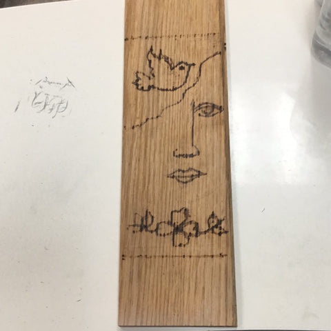 Male Wood Burner Piece