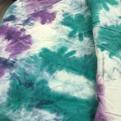 Tie dye wrap skirt