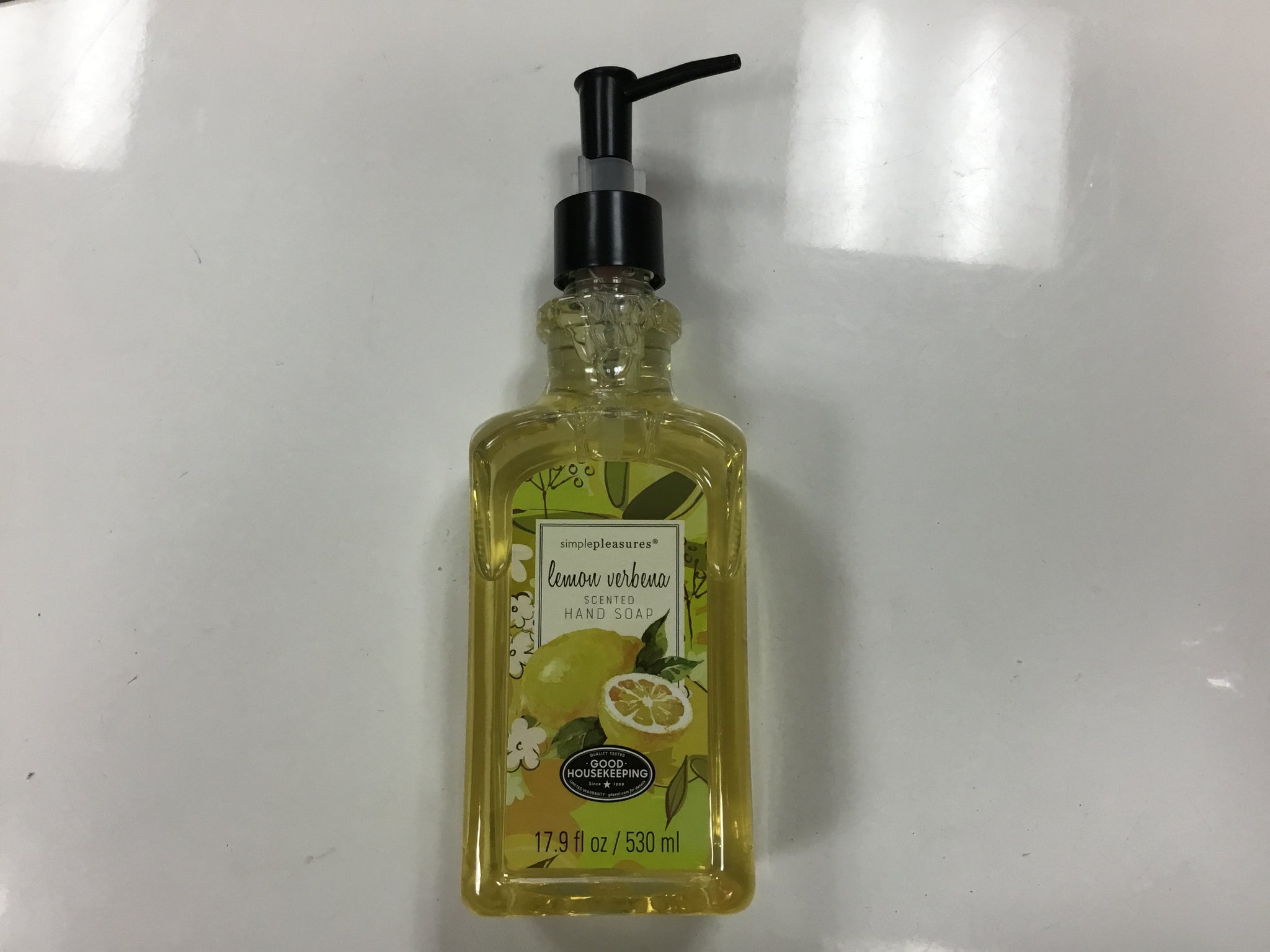 Lemon verbena scented hand soap