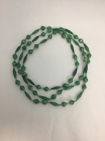 Kenya Green Beads Paper Beads