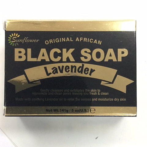 Black soap lavender African