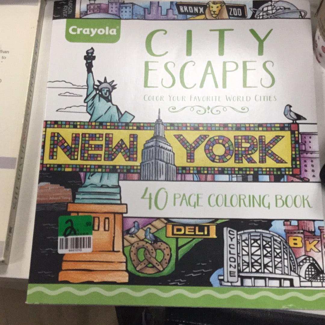City Escapes Coloring Book