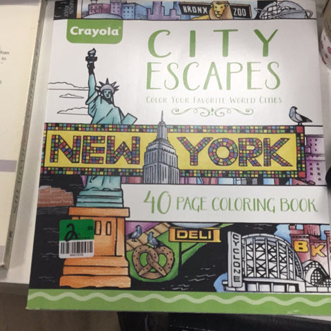City Escapes Coloring Book