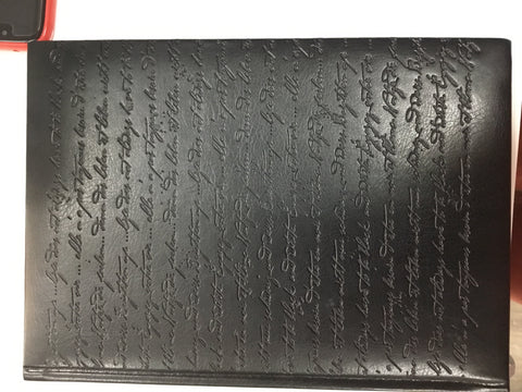 Black cover note book