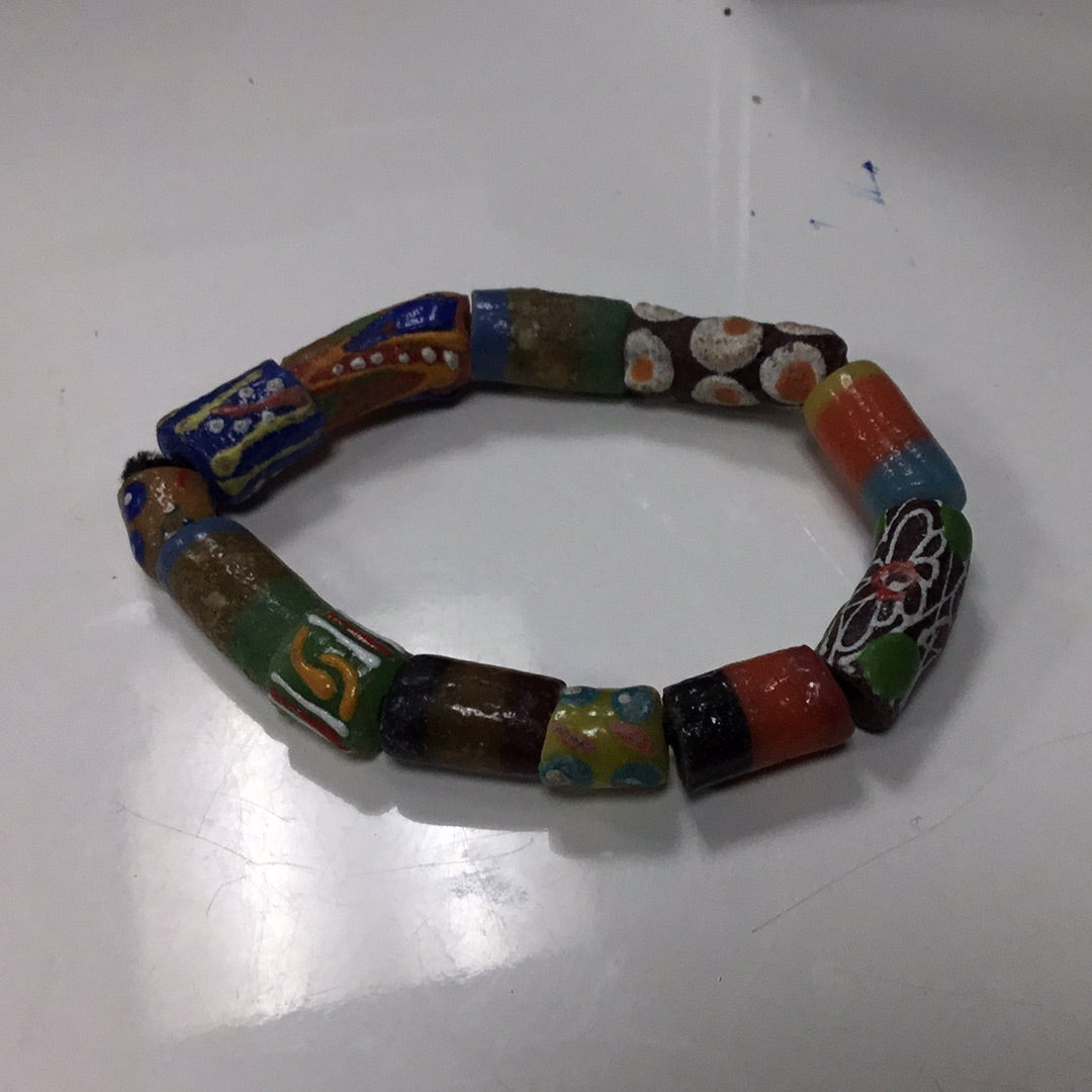 Ghana Trade Bead Bracelet