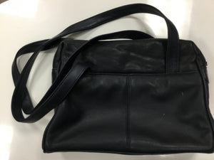 Blue navy leather purse