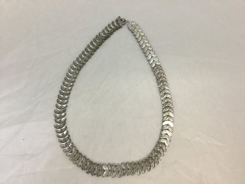 Metallic Leaf Necklace