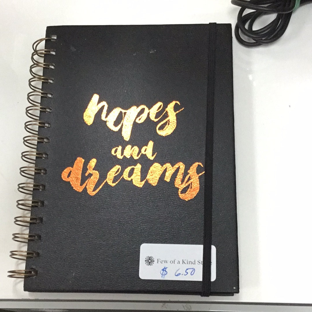 Hopes and Dreams notebook