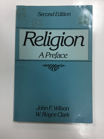 Religion a preface (second edition)