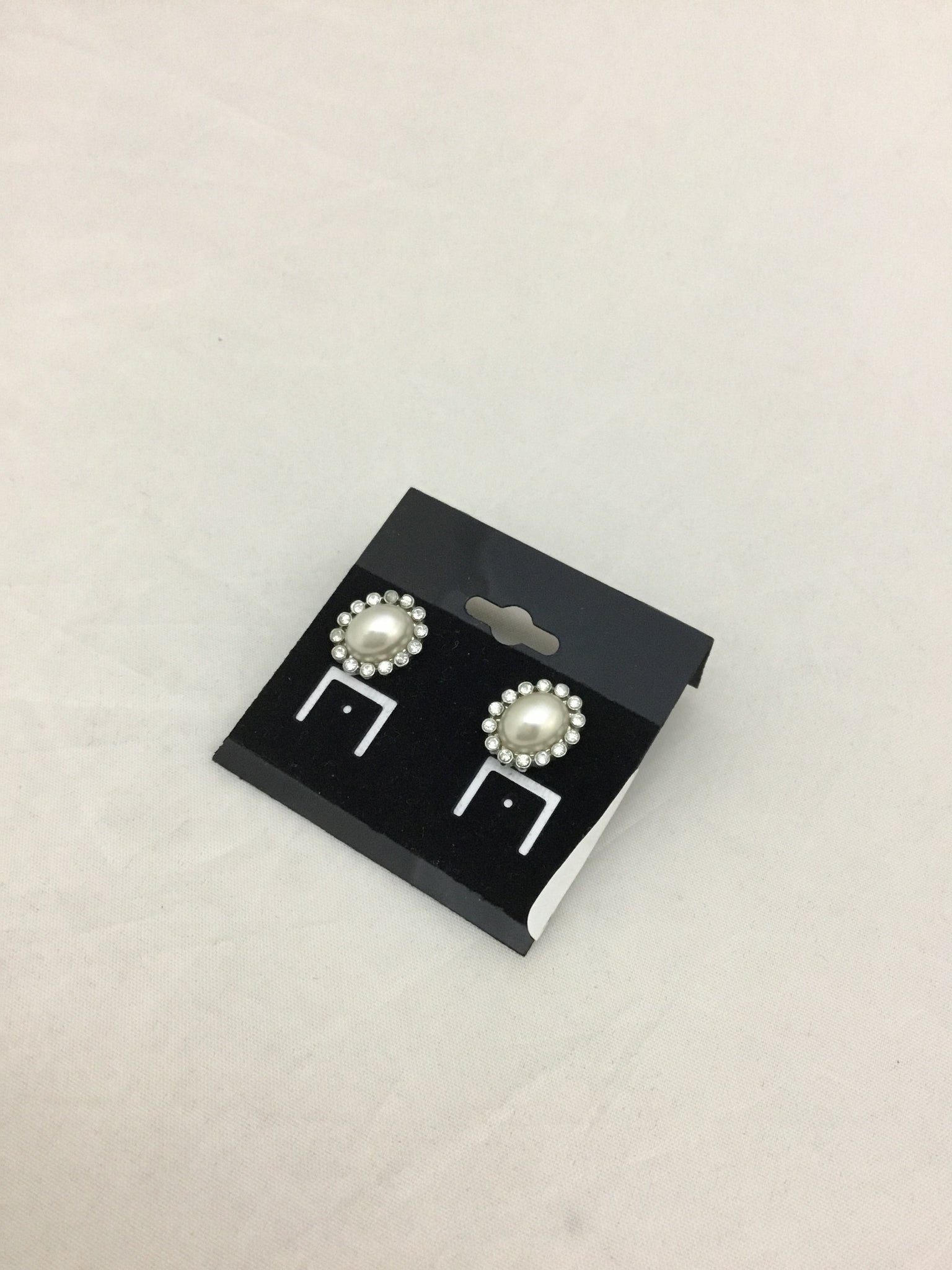 White Pearl Earrings