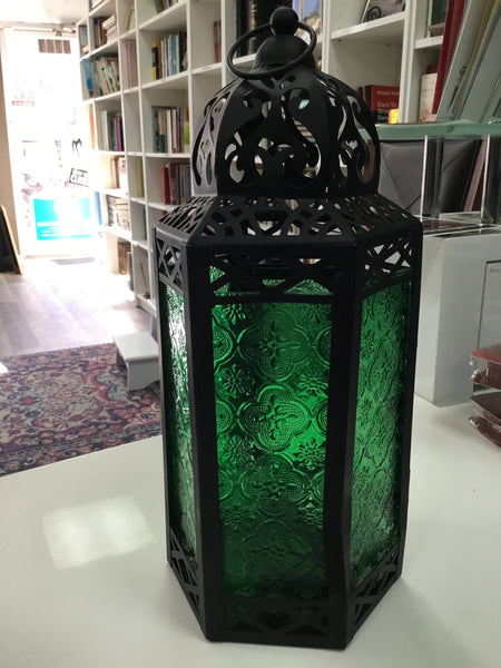 Moroccan green lantern