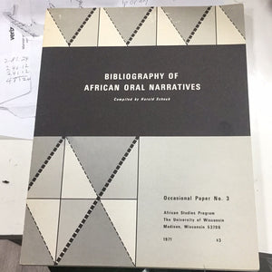 Bibliography of African Oral Narratives