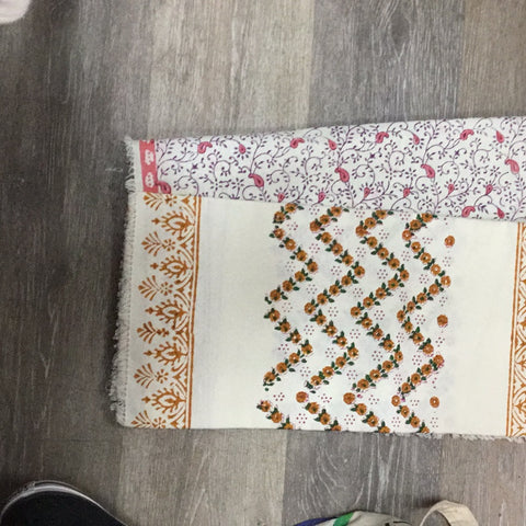 Hand Stamped Table Runners