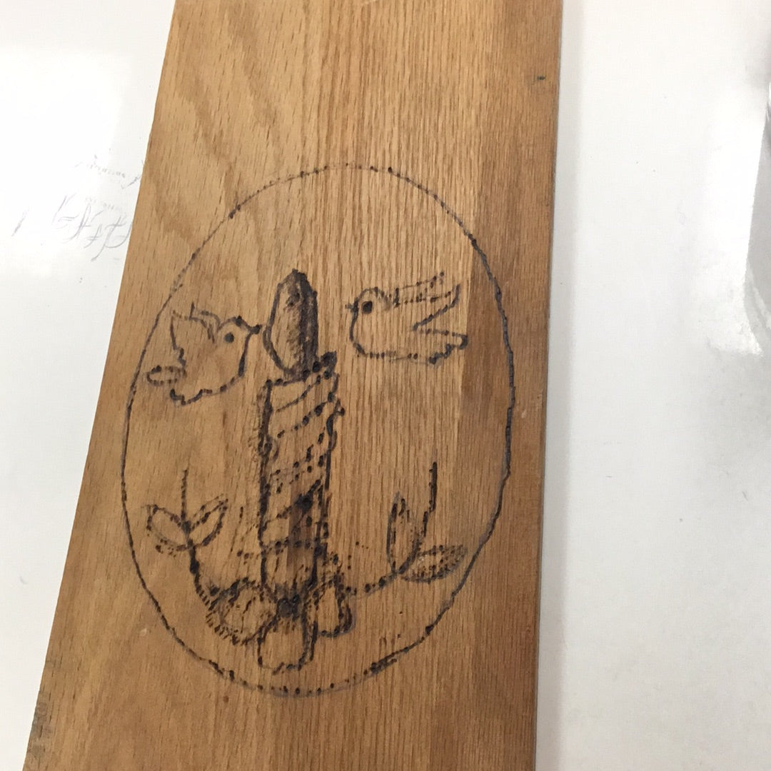 Male Wood Burner Piece