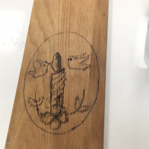 Male Wood Burner Piece