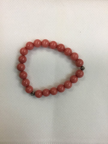 Glass  pink bracelet (MB)