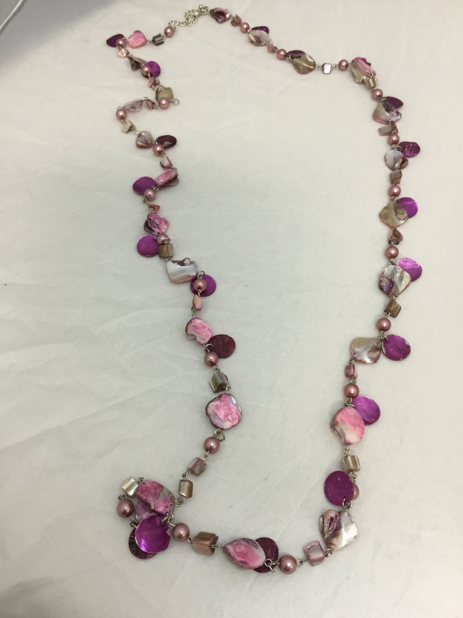 Long Pink Necklace