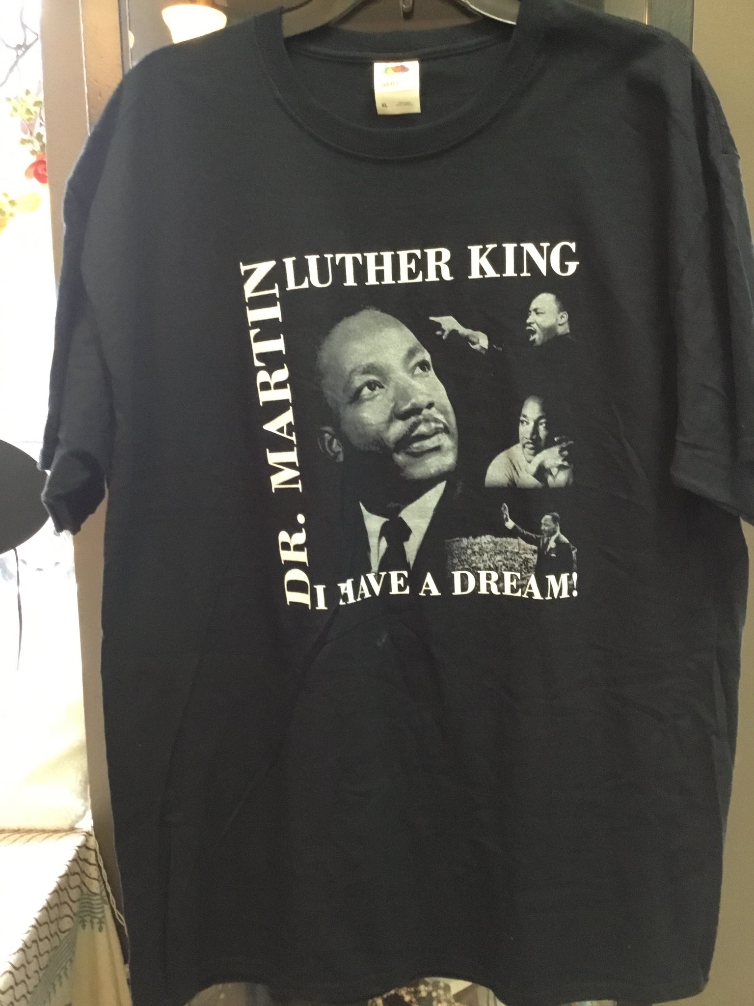 Martin Luther King black shirt