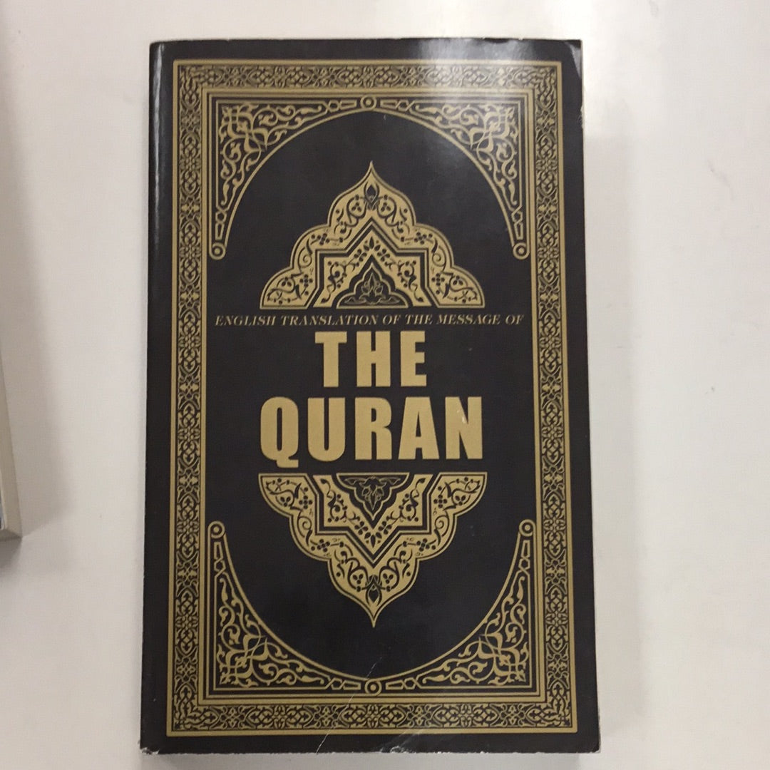 English translation of the message of the Qur’an
