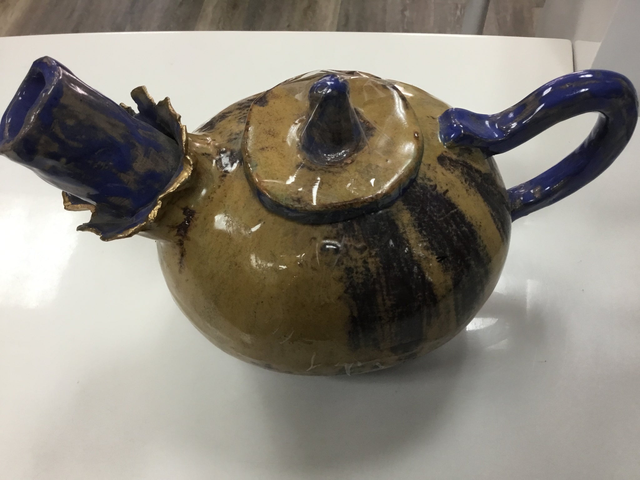 Hand made tea pot