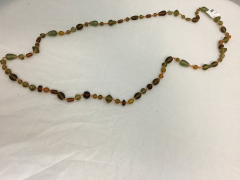 Recycled Orange/Green Stone