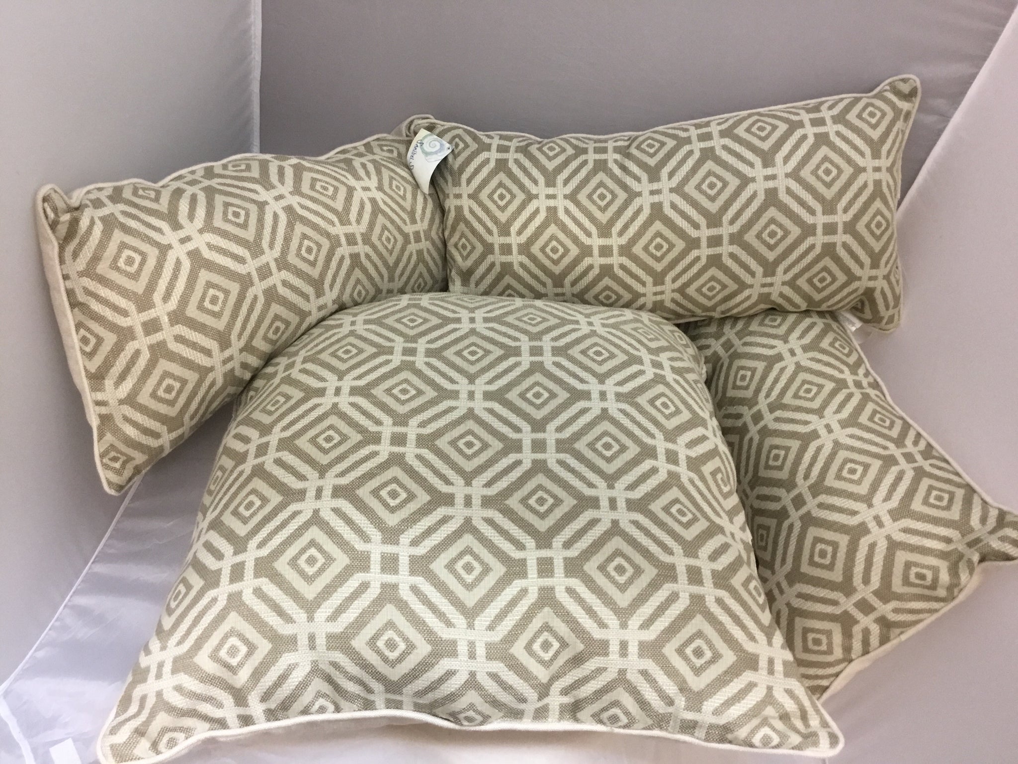 Diamond Inlaid Pillows
