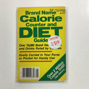 Brand Name Calorie Counter