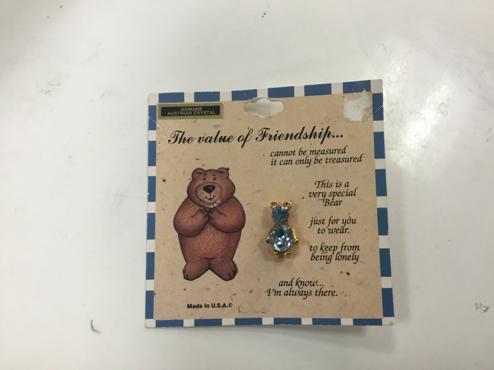 The Value Of Friendship Pin