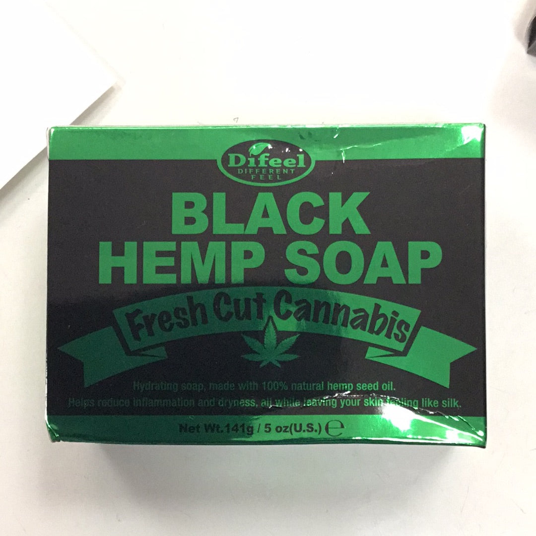 Black hemp soap