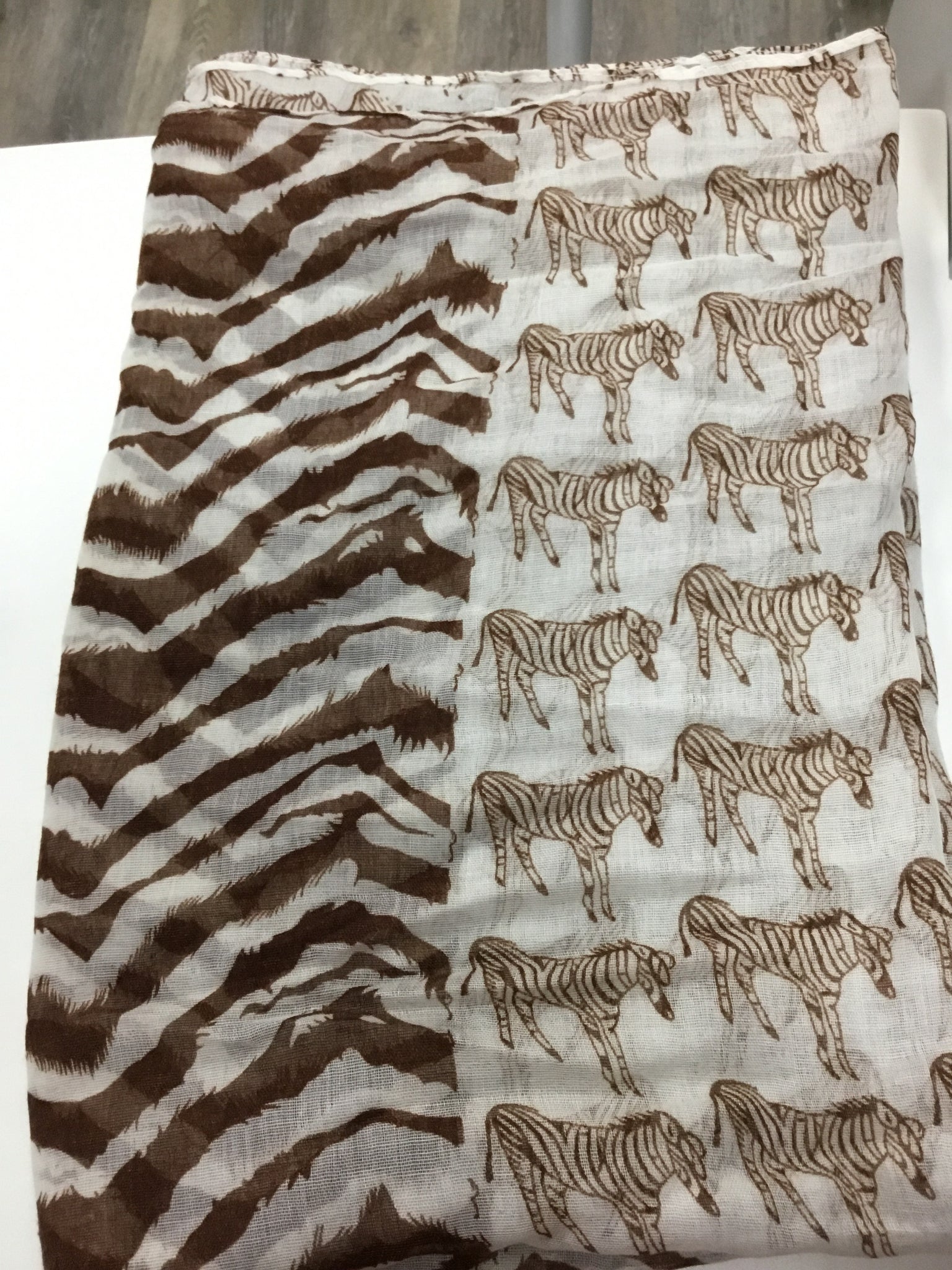 Zebra scarf