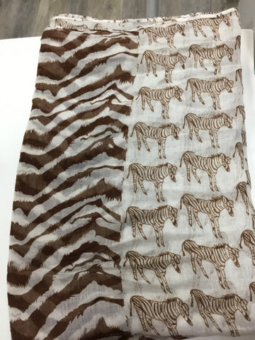 Zebra scarf