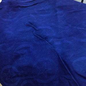 Indigo wrap skirt