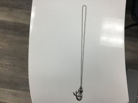 Long necklace with siren pendant
