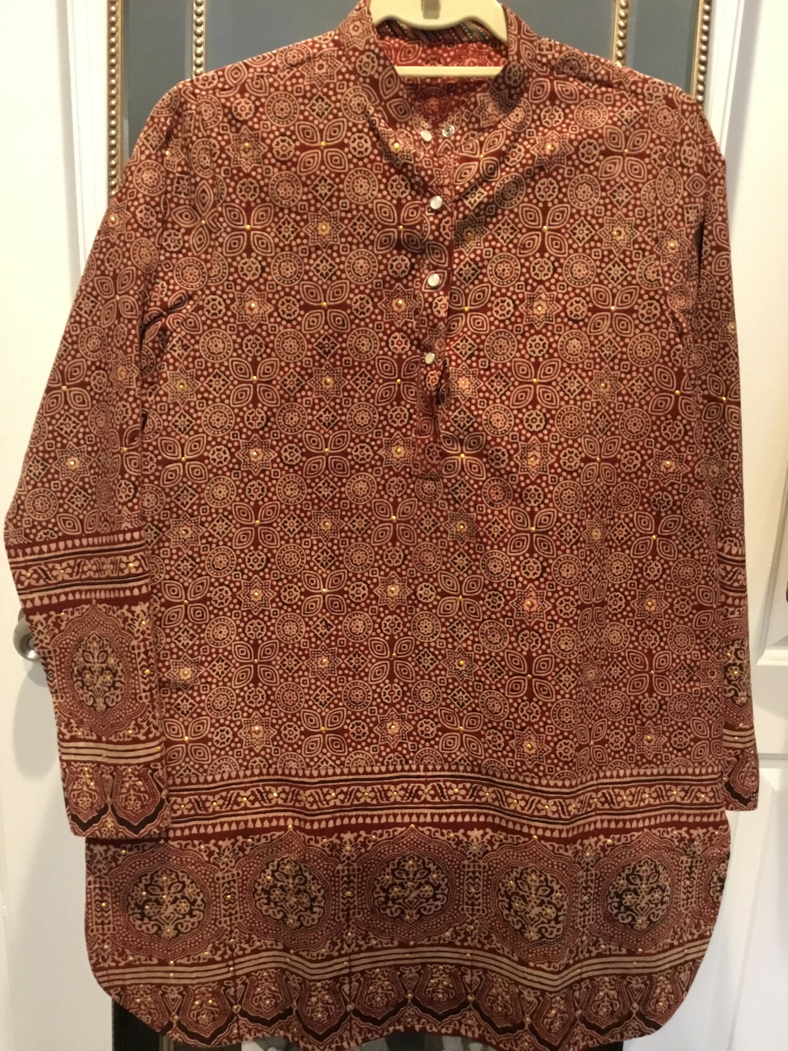 Sdesigns black print tunic