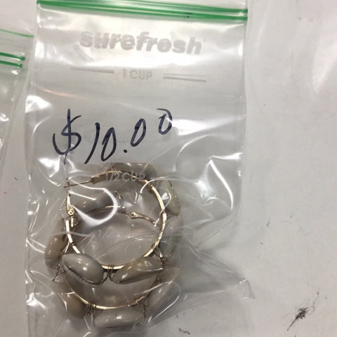 Cowrie shell earrings