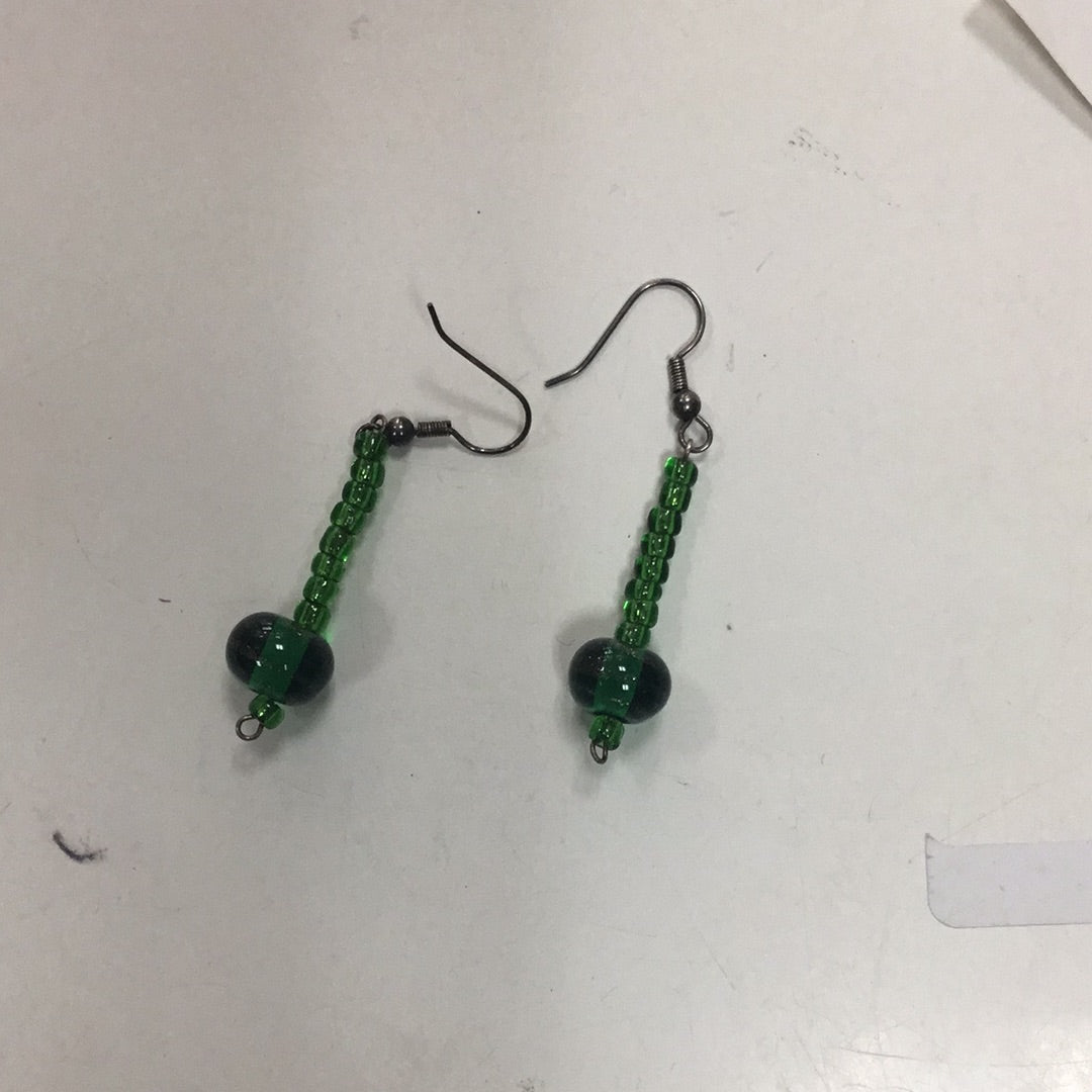 Green Earrings