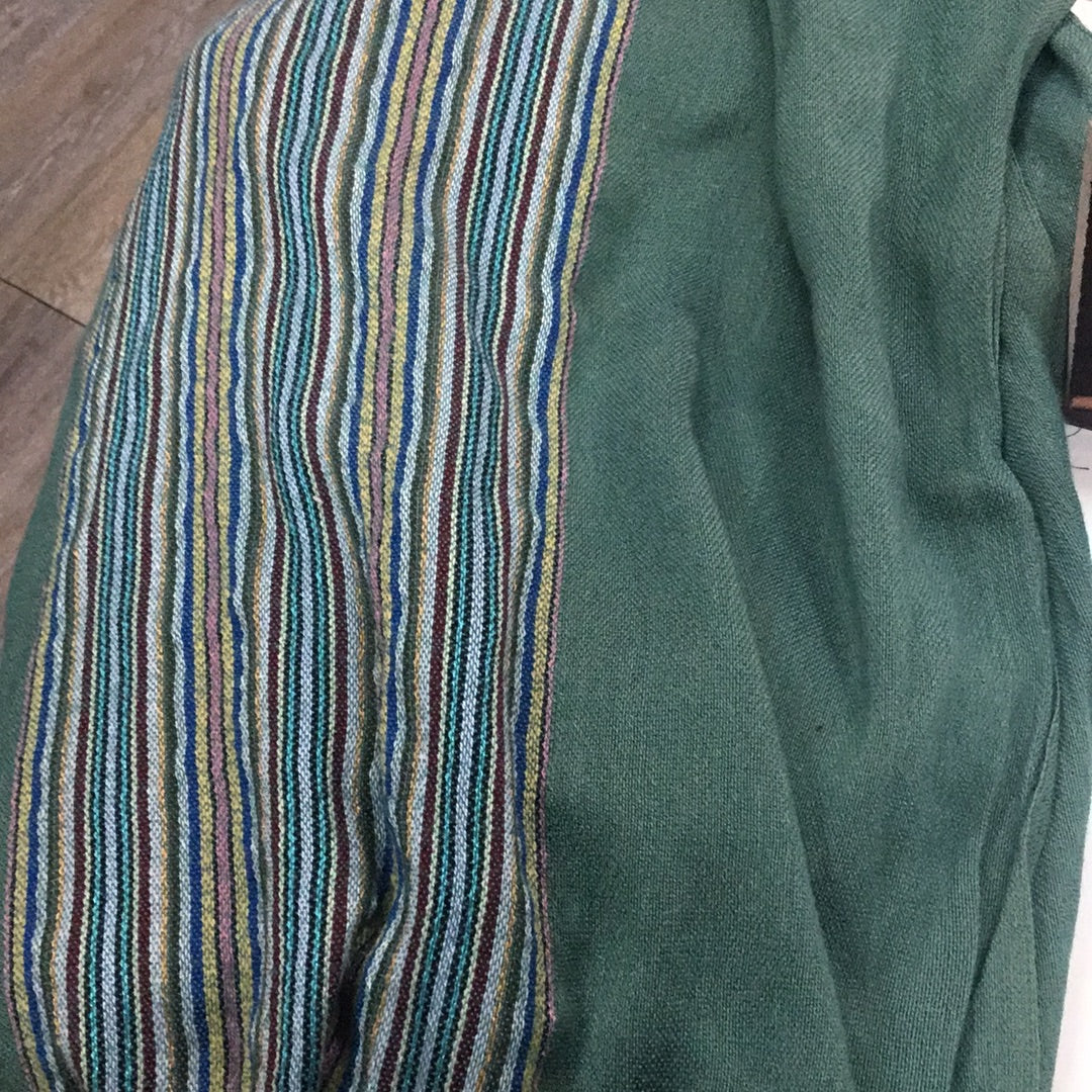 Green multicolored cloth