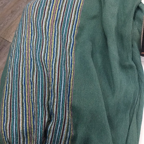 Green multicolored cloth