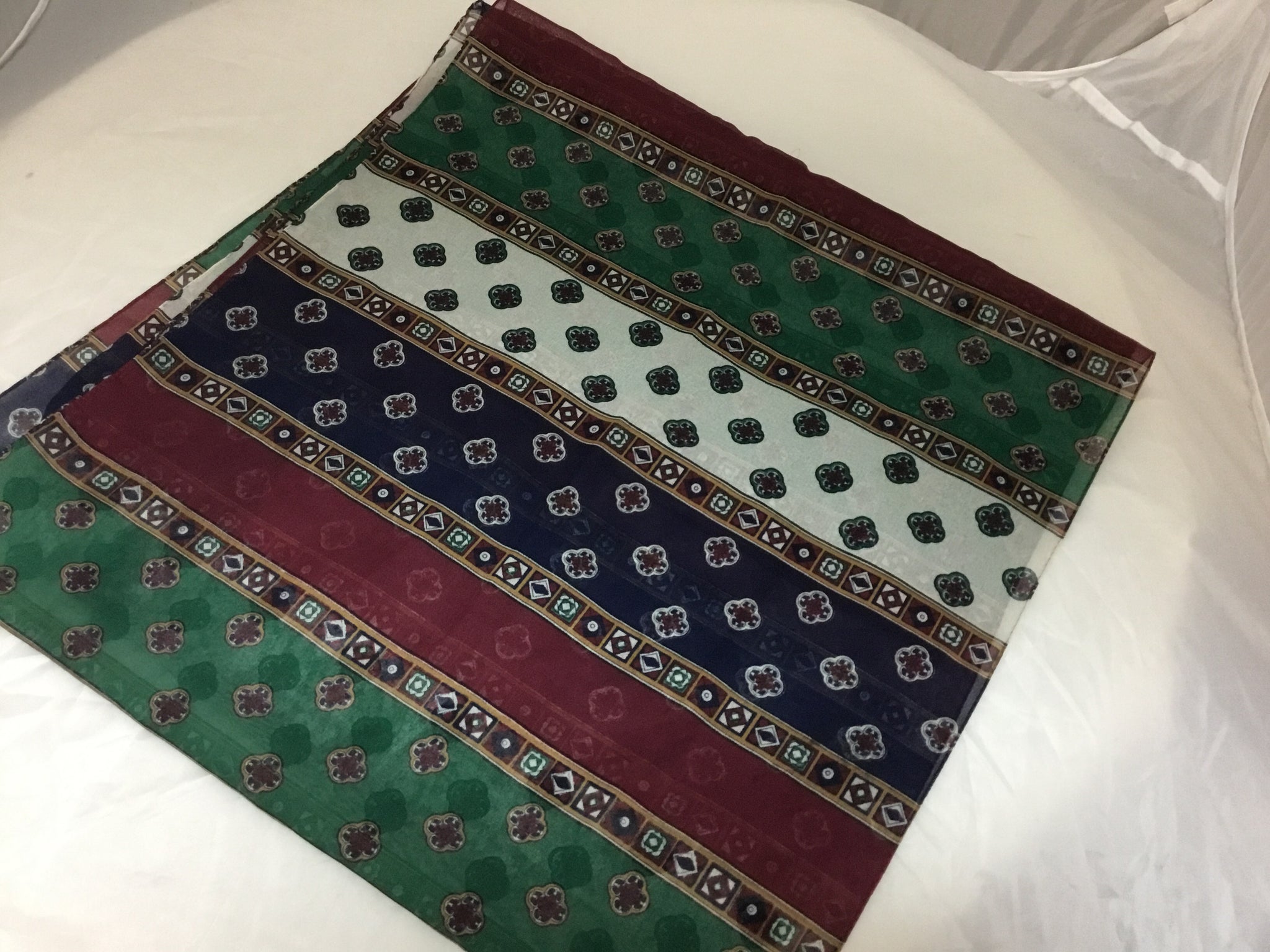 Multicolored Patterned Scarf